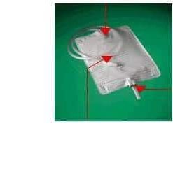 SACCA LETTO RIUTILIZZABILE CONVEEN CAPACITA’ 1500ML LUNGHEZZA TUBO 90CM CON SCARICO 8 PEZZI ARTICOLO 5062