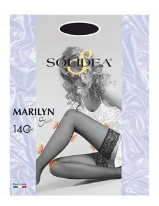 Alternative view of MARILYN 140 SHEER CALZA AUTOREGGENTE CAMEL 1