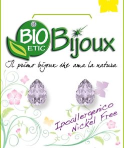 ORECCHINO GOCCIA 8MM SMOKY MAUVE