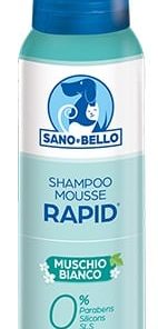 SANO E BELLO SHAMPOO MOUSSE RAPID NF MUSCHIO BIANCO 300 ML