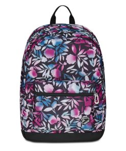 Zaino organizzato Seven The Double Pro XXL: rosa / blu / bianco / nero, con Earphones Wireless