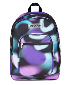 Zaino organizzato Seven Freethink Girl: viola / rosa / acquamarina