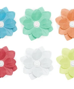 6 Lanterne Galleggianti Fiori Colori Misti (LAMPW)