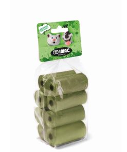 8 ROTOLI DA 15 SACCHETTI BIODEGRADABILI