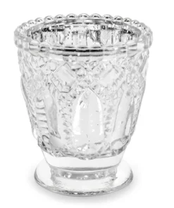 Alternative view of 4 Vasetti Portacandela Mercurizzati Silver (SS1-018M)